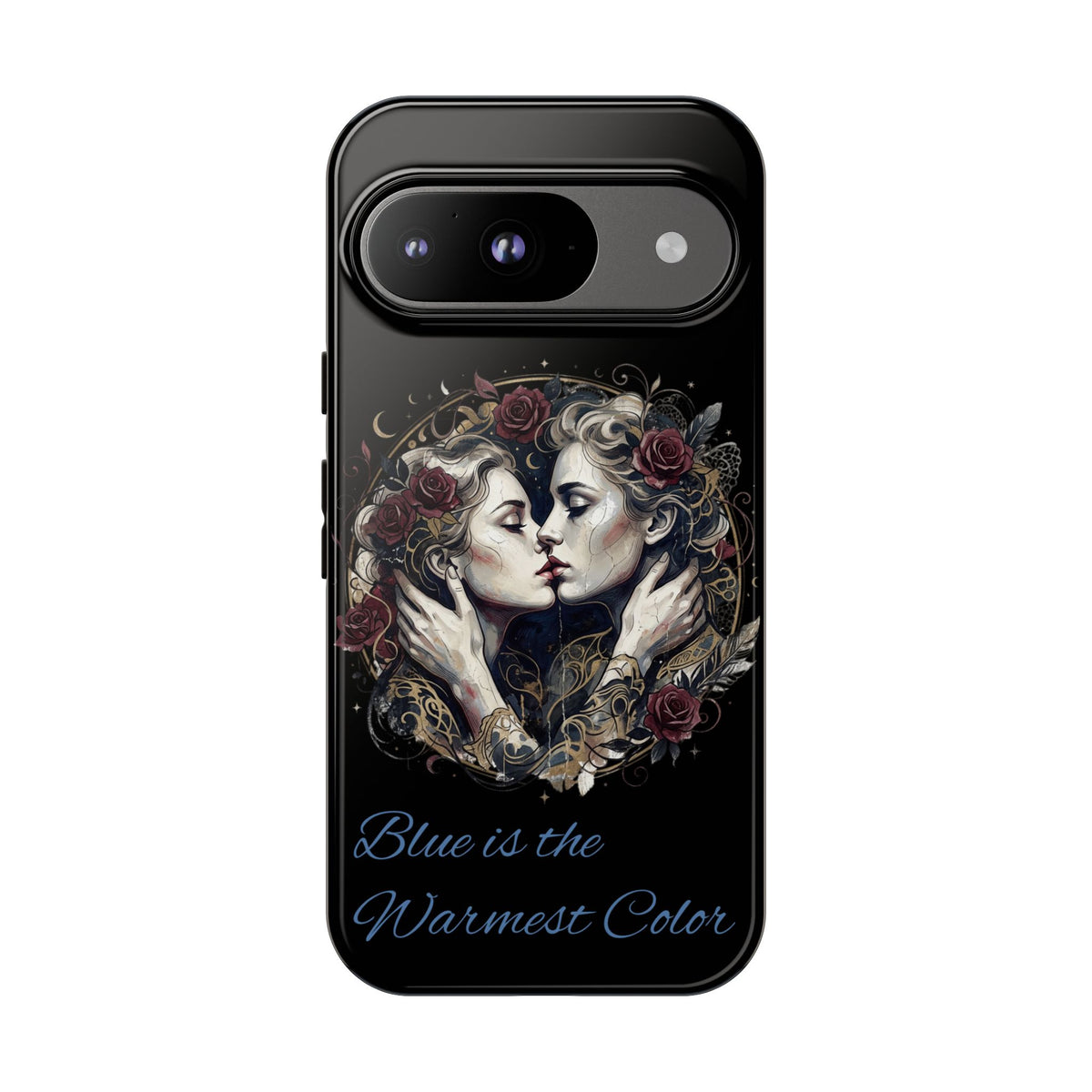 Blue is the Warmest Color Phone Case-Fine Art Romantik Kiss Aesthetic Cover