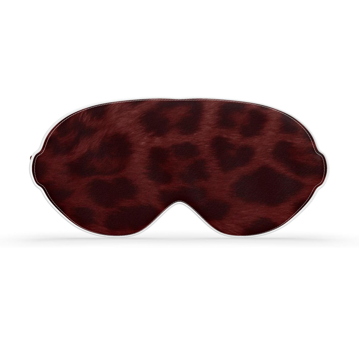 Ambar Leopard Print Silk Sleep Mask - Luxury Edition