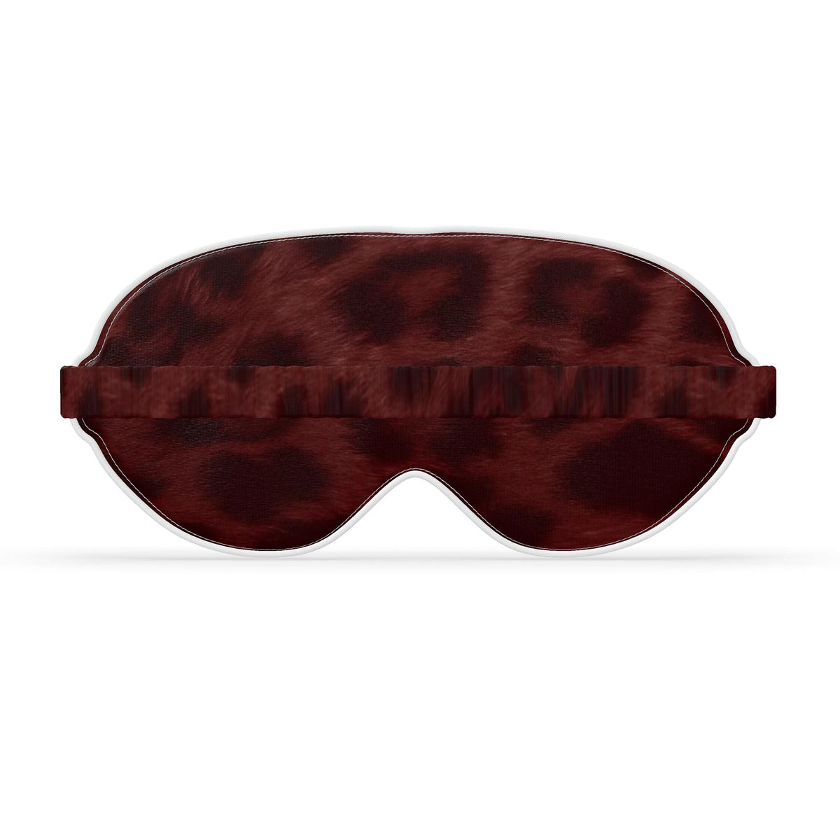 Ambar Leopard Print Silk Sleep Mask - Luxury Edition
