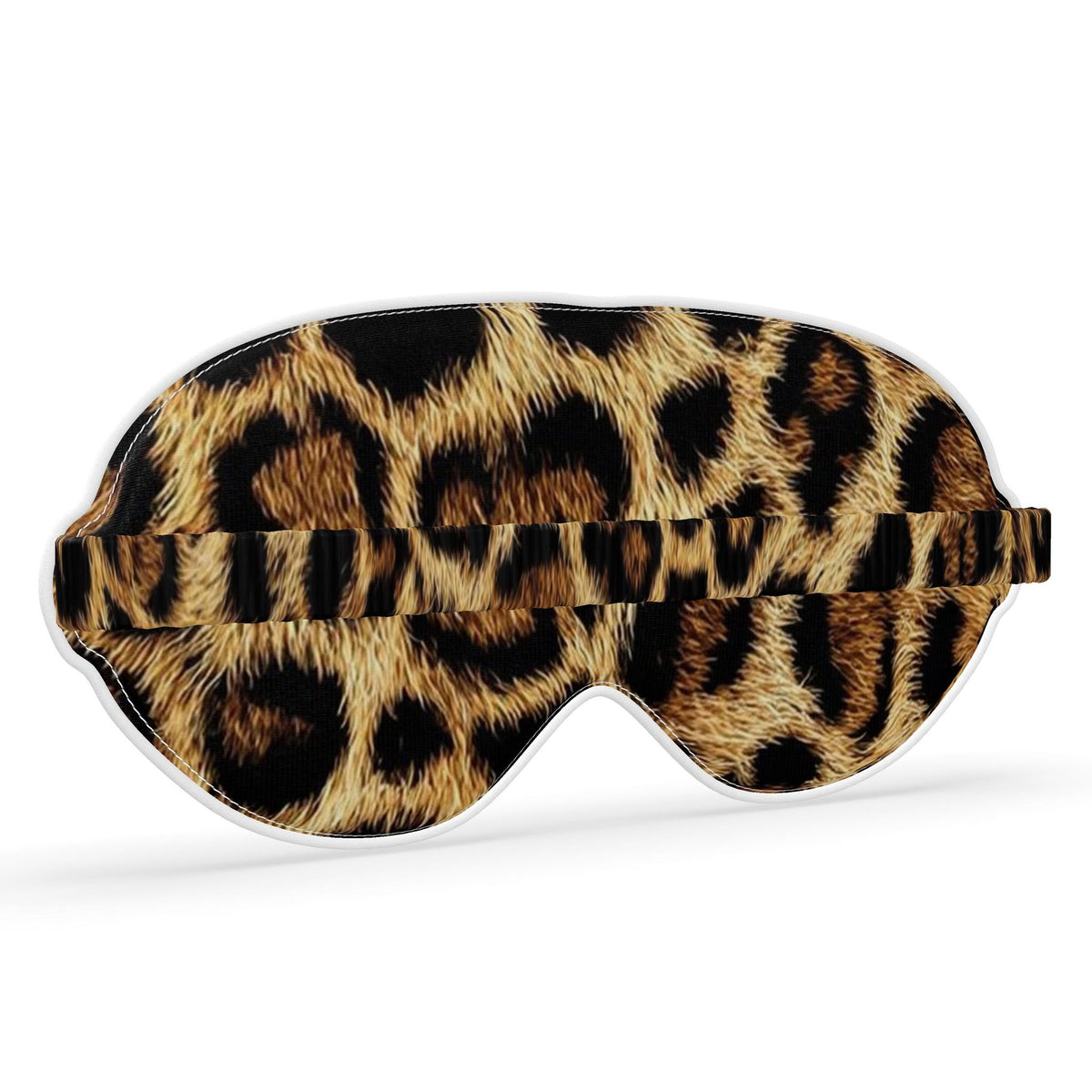 Leopard Print Silk Sleep Mask- Wild Luxe Edition