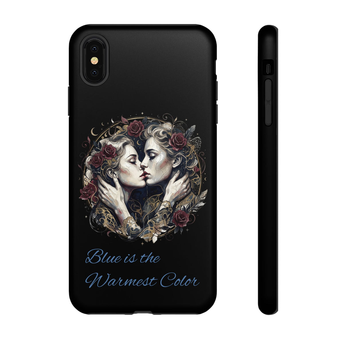 Blue is the Warmest Color Phone Case-Fine Art Romantik Kiss Aesthetic Cover
