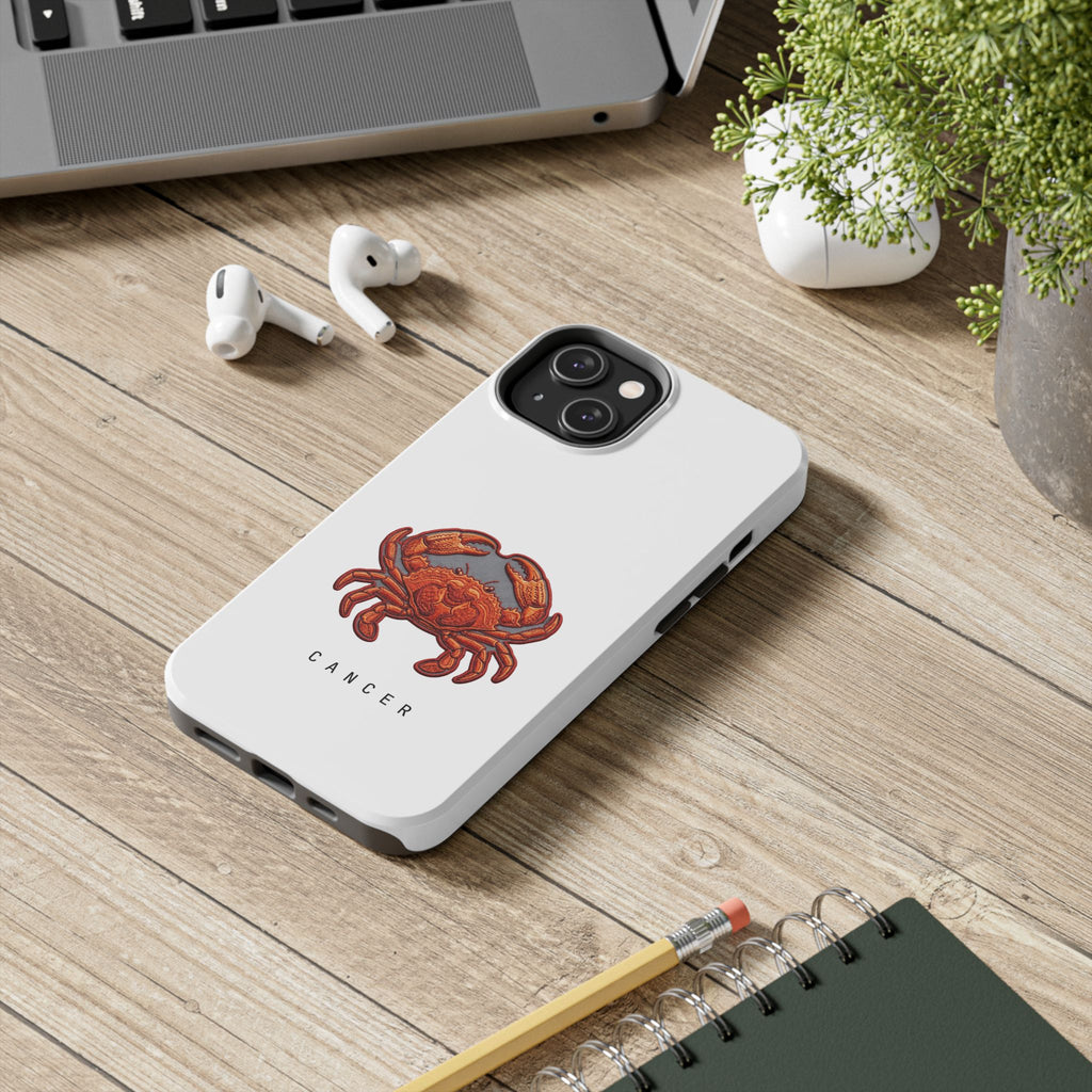 Cancer Zodiac Tough Phone Case — Red Crab Astrology Phone Cover