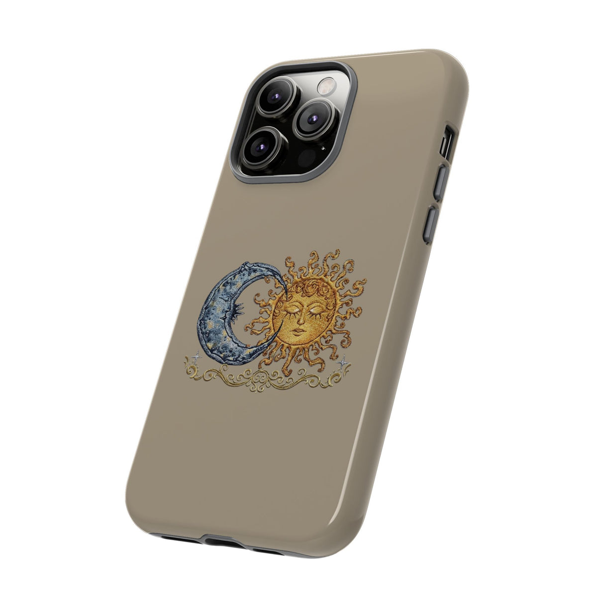 Sun and Moon Tough Phone Case — Vintage Celestial iPhone Cover