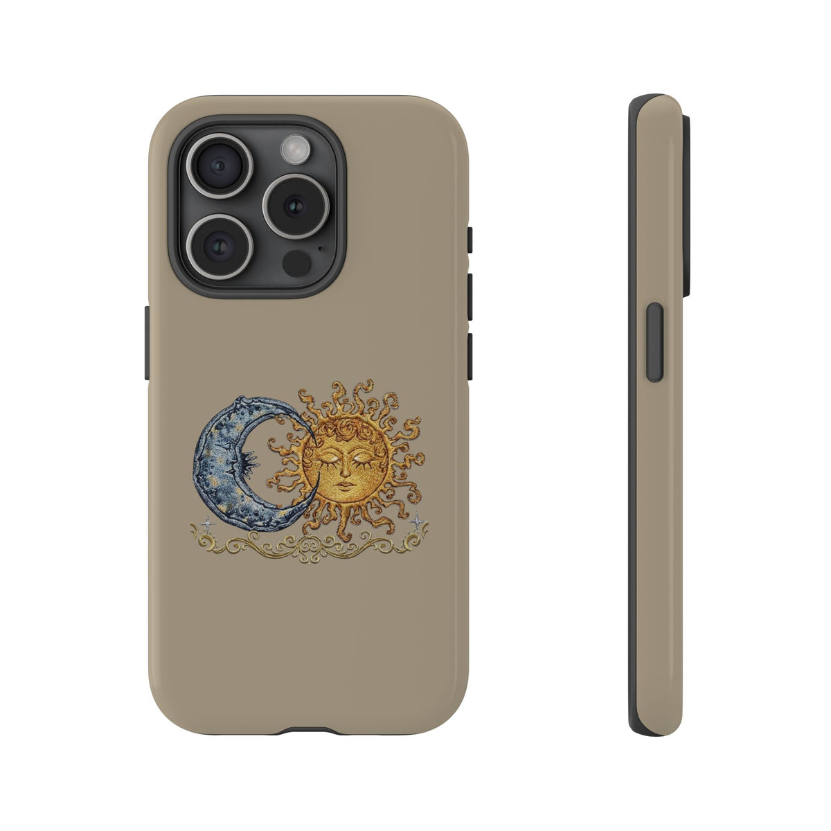 Sun and Moon Tough Phone Case — Vintage Celestial iPhone Cover
