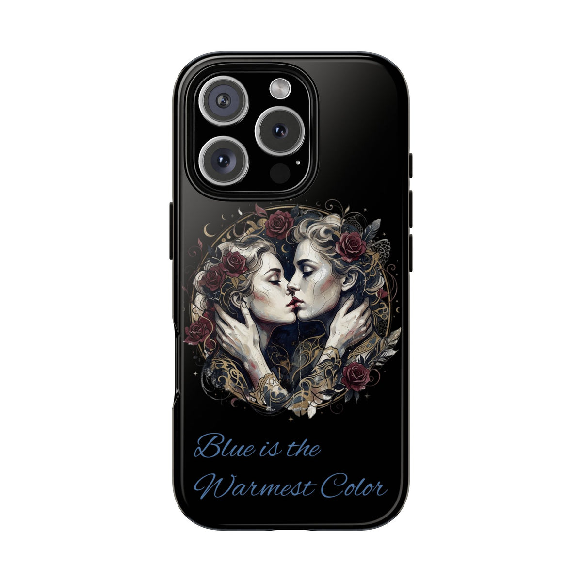 Blue is the Warmest Color Phone Case-Fine Art Romantik Kiss Aesthetic Cover