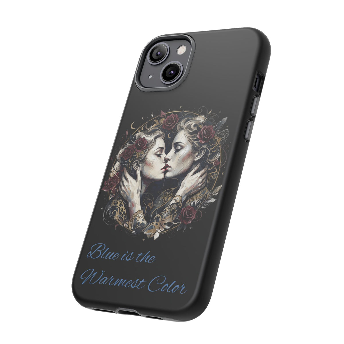 Blue is the Warmest Color Phone Case-Fine Art Romantik Kiss Aesthetic Cover