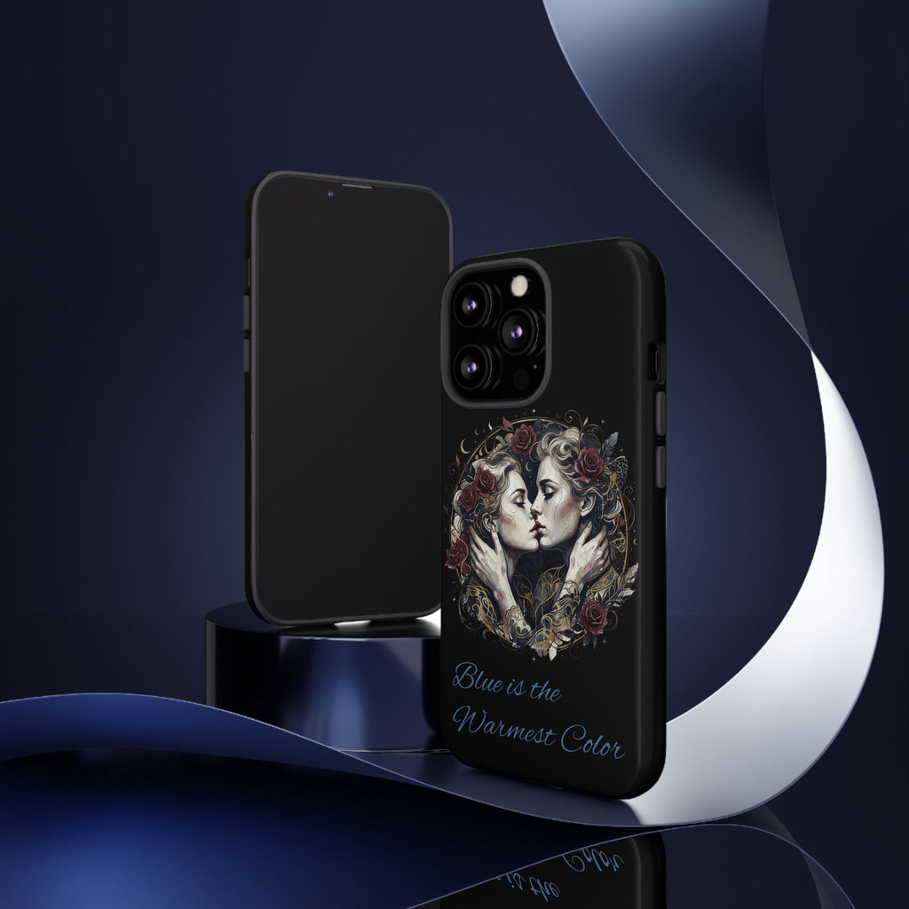 Blue is the Warmest Color Phone Case-Fine Art Romantik Kiss Aesthetic Cover