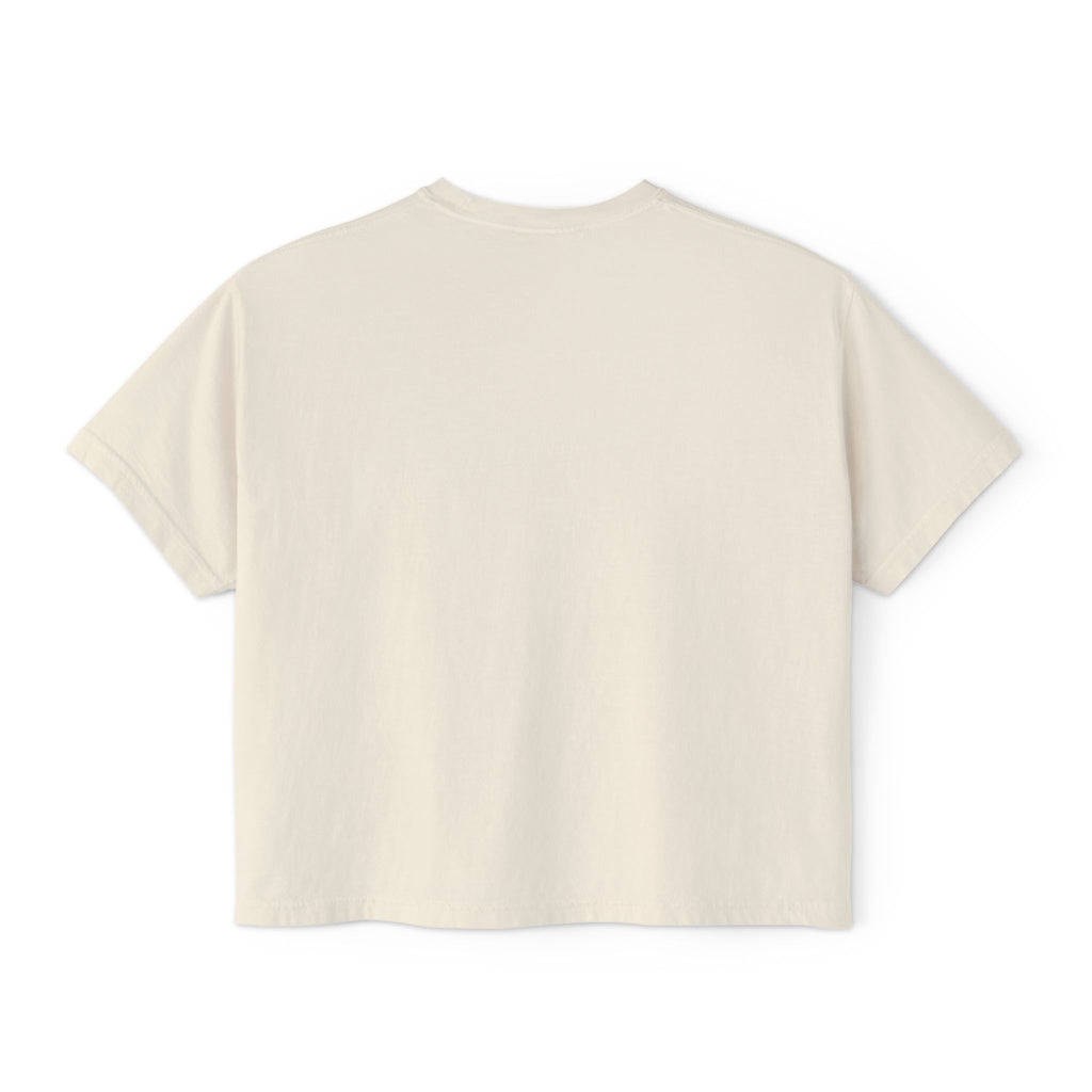 Crab Chest Graphic Tee — Women's Boxy Crop T‑Shirt