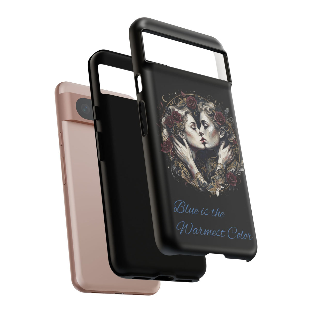 Blue is the Warmest Color Phone Case-Fine Art Romantik Kiss Aesthetic Cover
