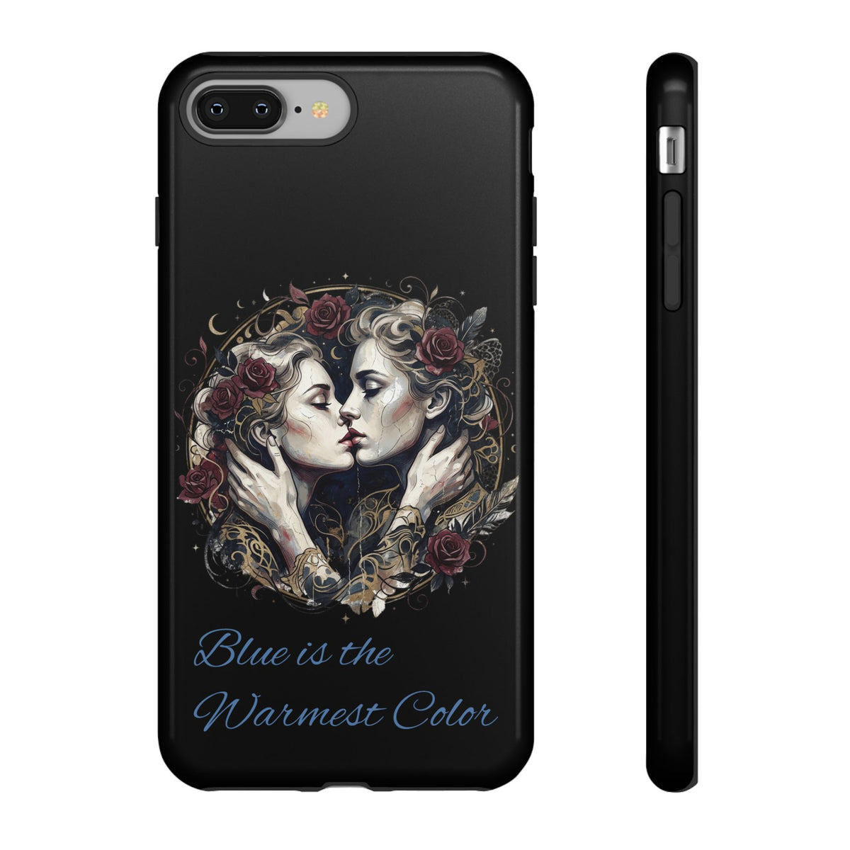 Blue is the Warmest Color Phone Case-Fine Art Romantik Kiss Aesthetic Cover