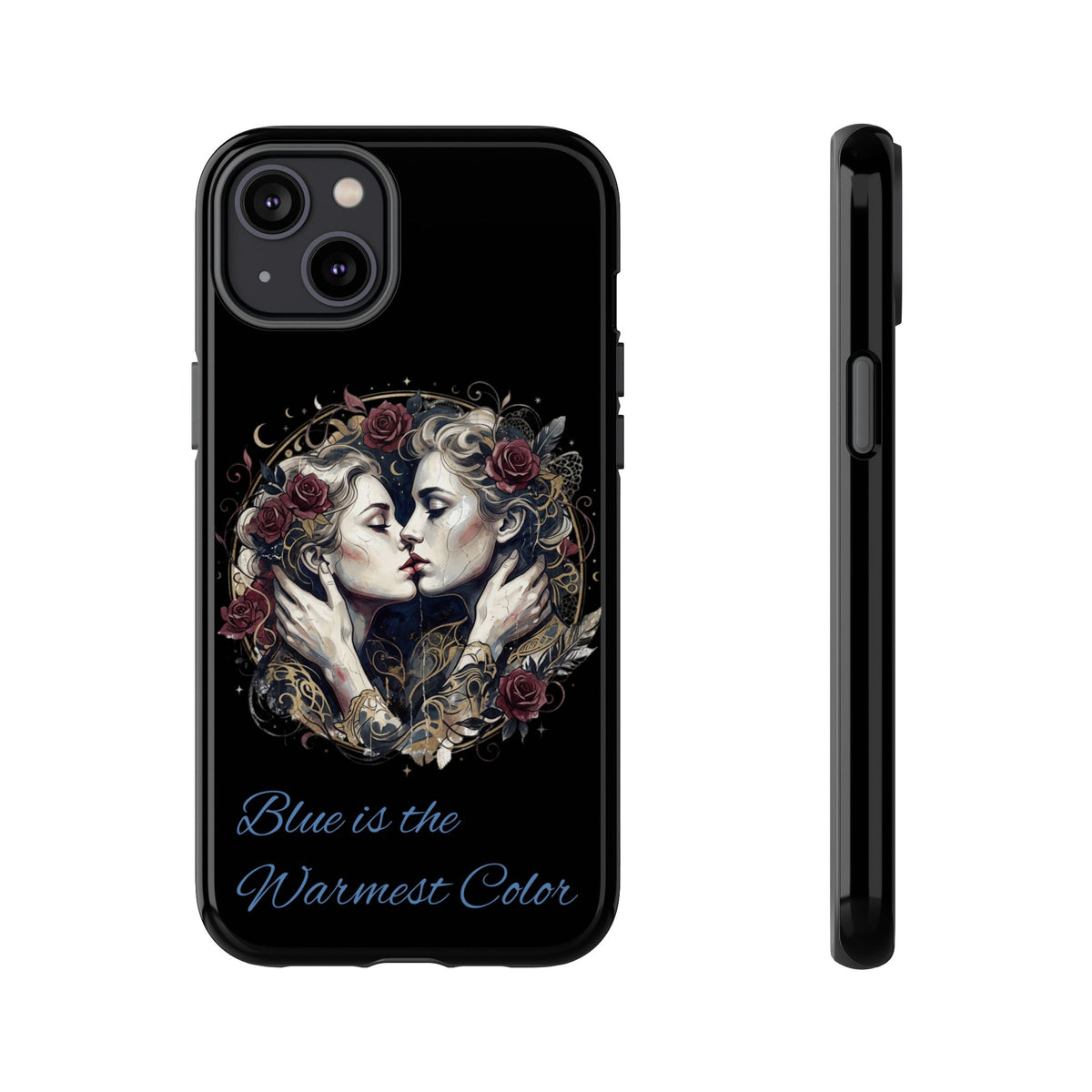 Blue is the Warmest Color Phone Case-Fine Art Romantik Kiss Aesthetic Cover