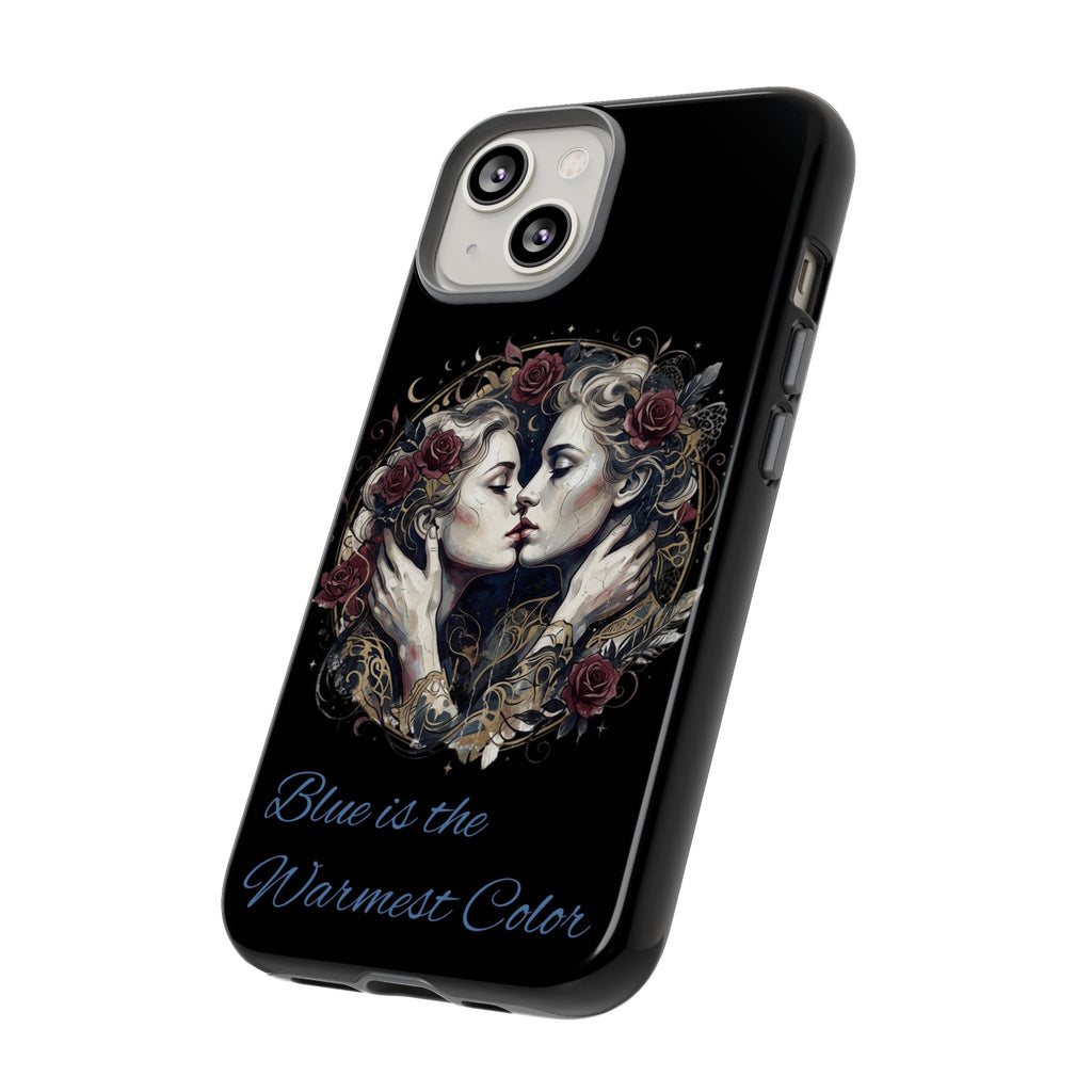 Blue is the Warmest Color Phone Case-Fine Art Romantik Kiss Aesthetic Cover