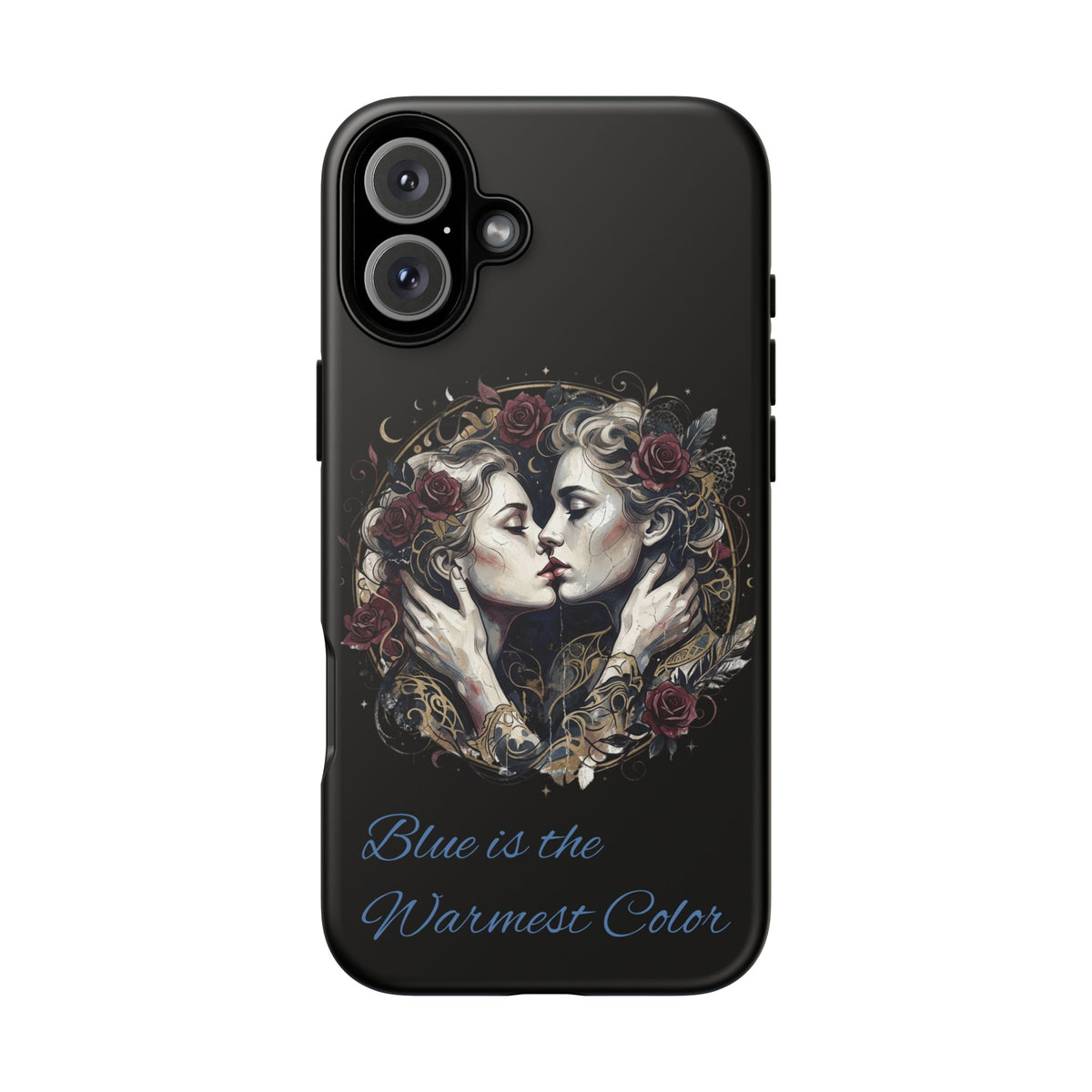Blue is the Warmest Color Phone Case-Fine Art Romantik Kiss Aesthetic Cover