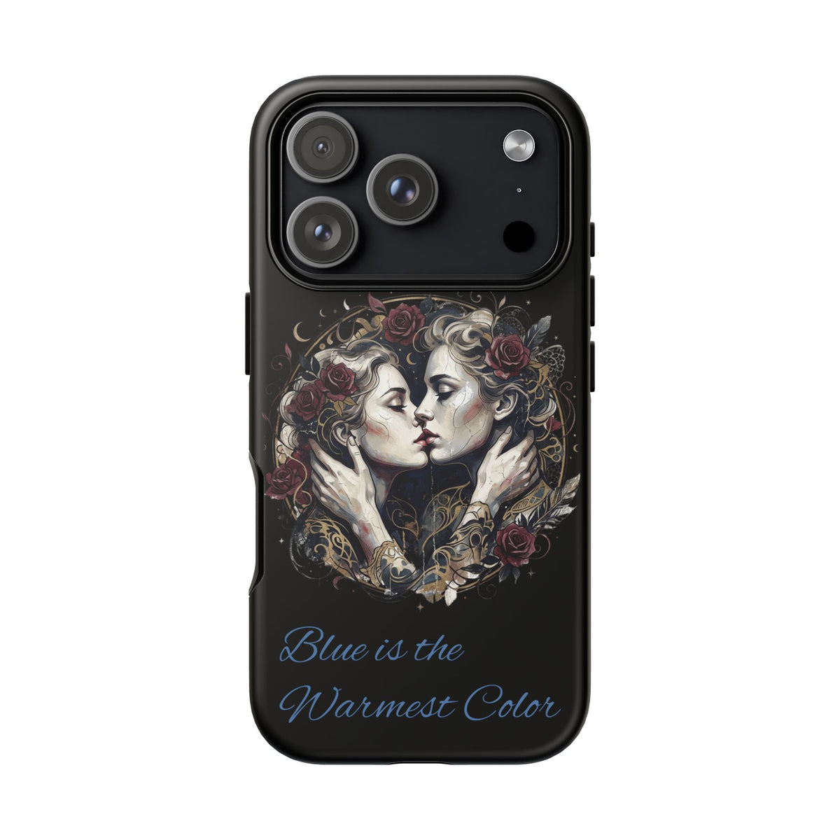 Blue is the Warmest Color Phone Case-Fine Art Romantik Kiss Aesthetic Cover