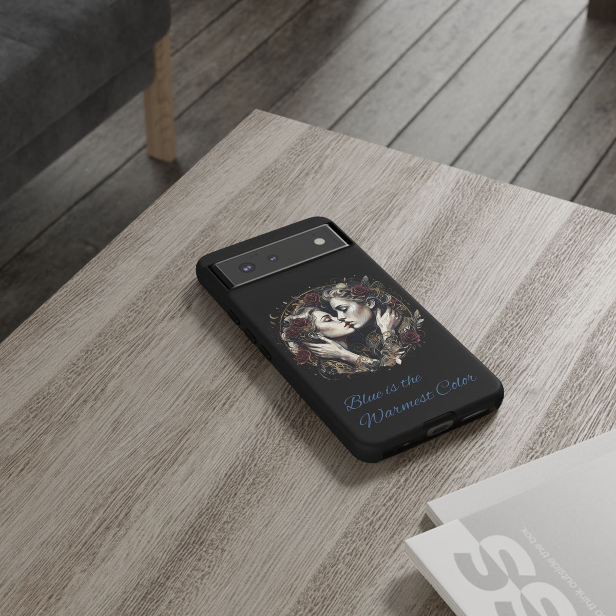 Blue is the Warmest Color Phone Case-Fine Art Romantik Kiss Aesthetic Cover