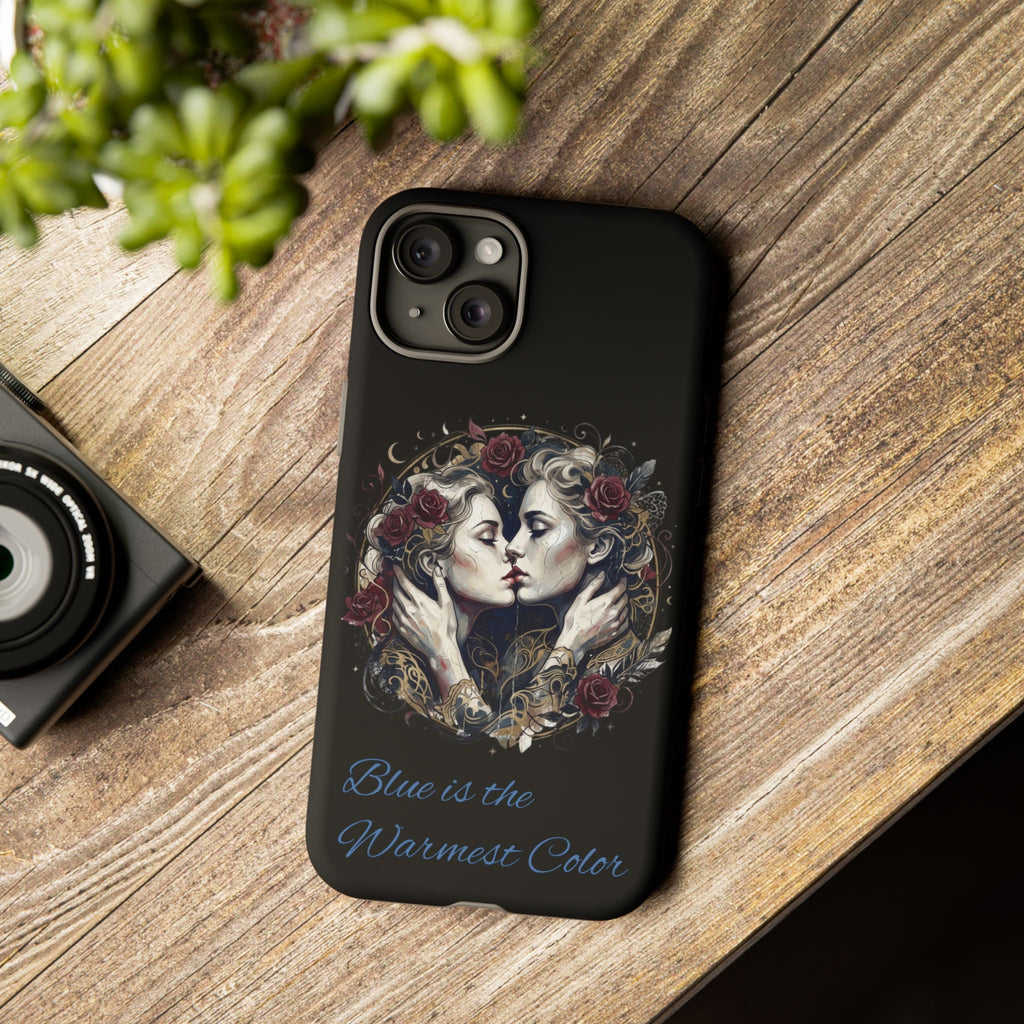 Blue is the Warmest Color Phone Case-Fine Art Romantik Kiss Aesthetic Cover