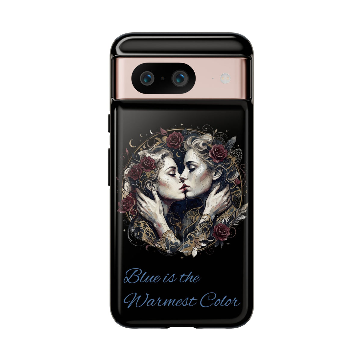 Blue is the Warmest Color Phone Case-Fine Art Romantik Kiss Aesthetic Cover