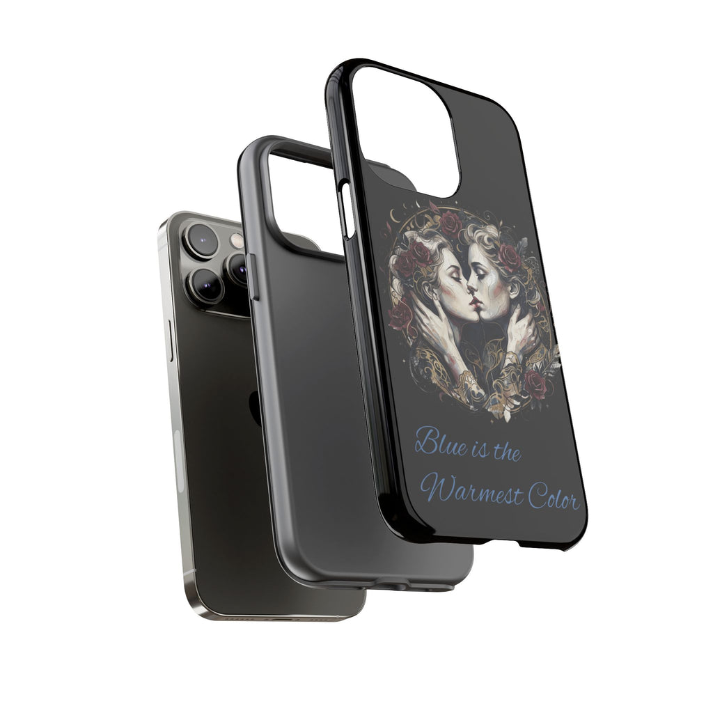 Blue is the Warmest Color Phone Case-Fine Art Romantik Kiss Aesthetic Cover