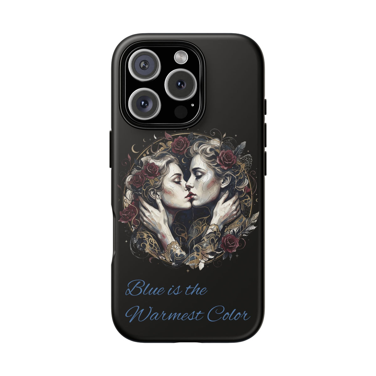 Blue is the Warmest Color Phone Case-Fine Art Romantik Kiss Aesthetic Cover