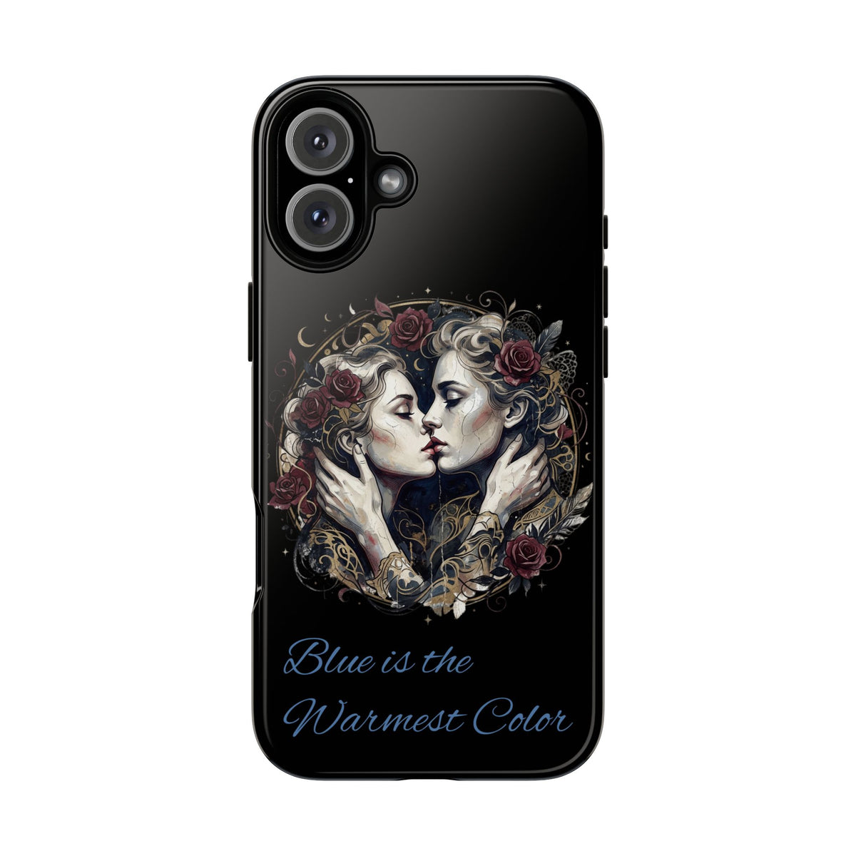 Blue is the Warmest Color Phone Case-Fine Art Romantik Kiss Aesthetic Cover