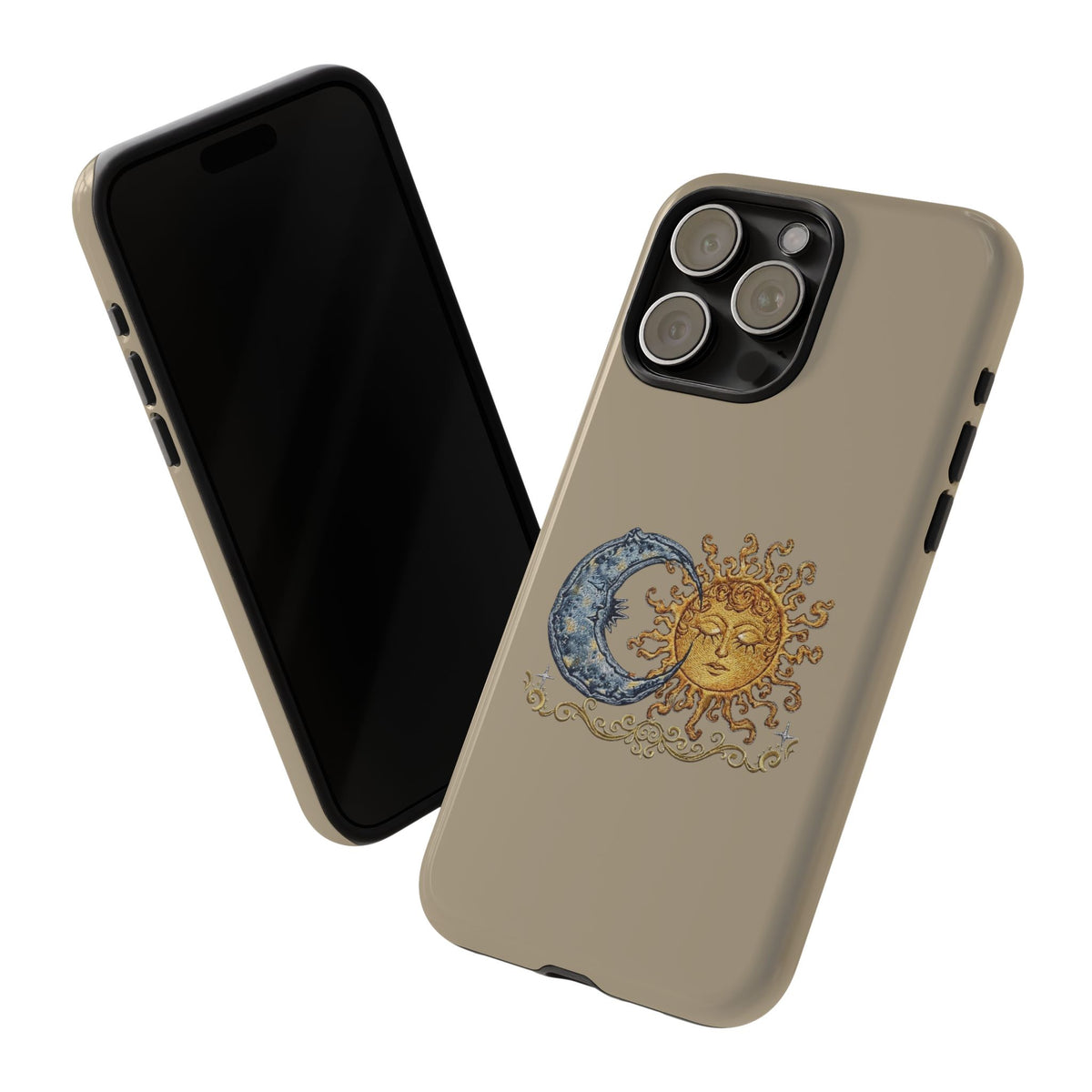 Sun and Moon Tough Phone Case — Vintage Celestial iPhone Cover