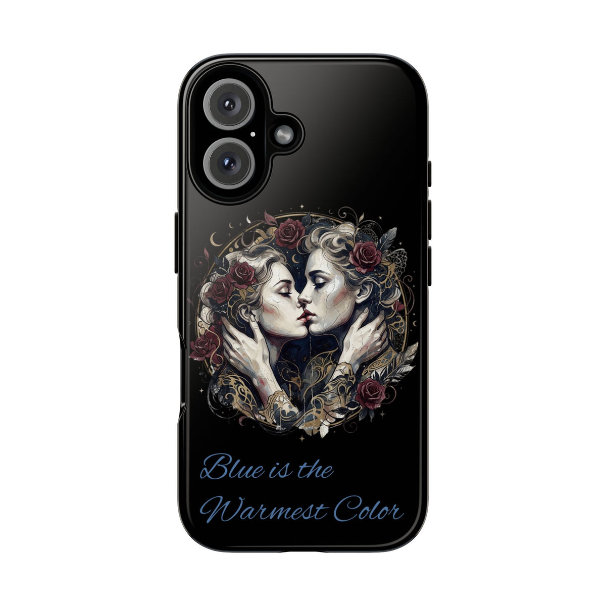 Blue is the Warmest Color Phone Case-Fine Art Romantik Kiss Aesthetic Cover