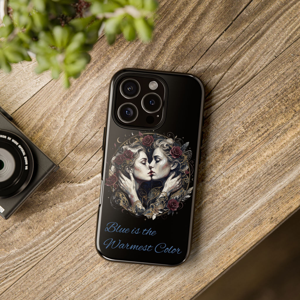 Blue is the Warmest Color Phone Case-Fine Art Romantik Kiss Aesthetic Cover