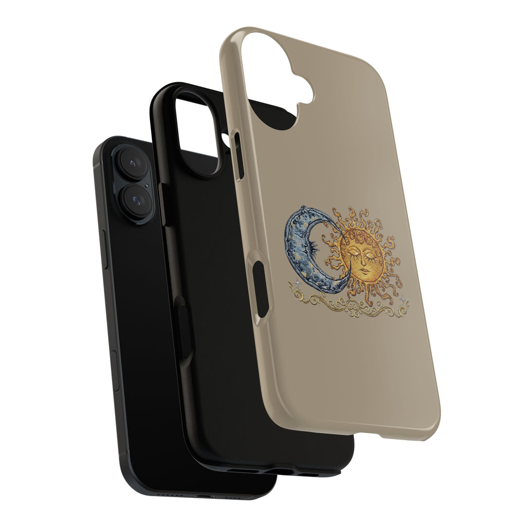Sun and Moon Tough Phone Case — Vintage Celestial iPhone Cover