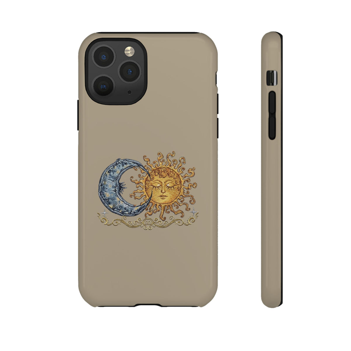 Sun and Moon Tough Phone Case — Vintage Celestial iPhone Cover