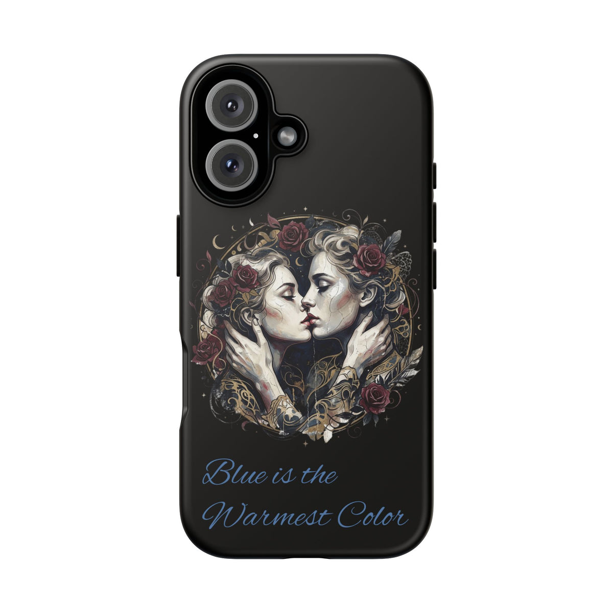 Blue is the Warmest Color Phone Case-Fine Art Romantik Kiss Aesthetic Cover