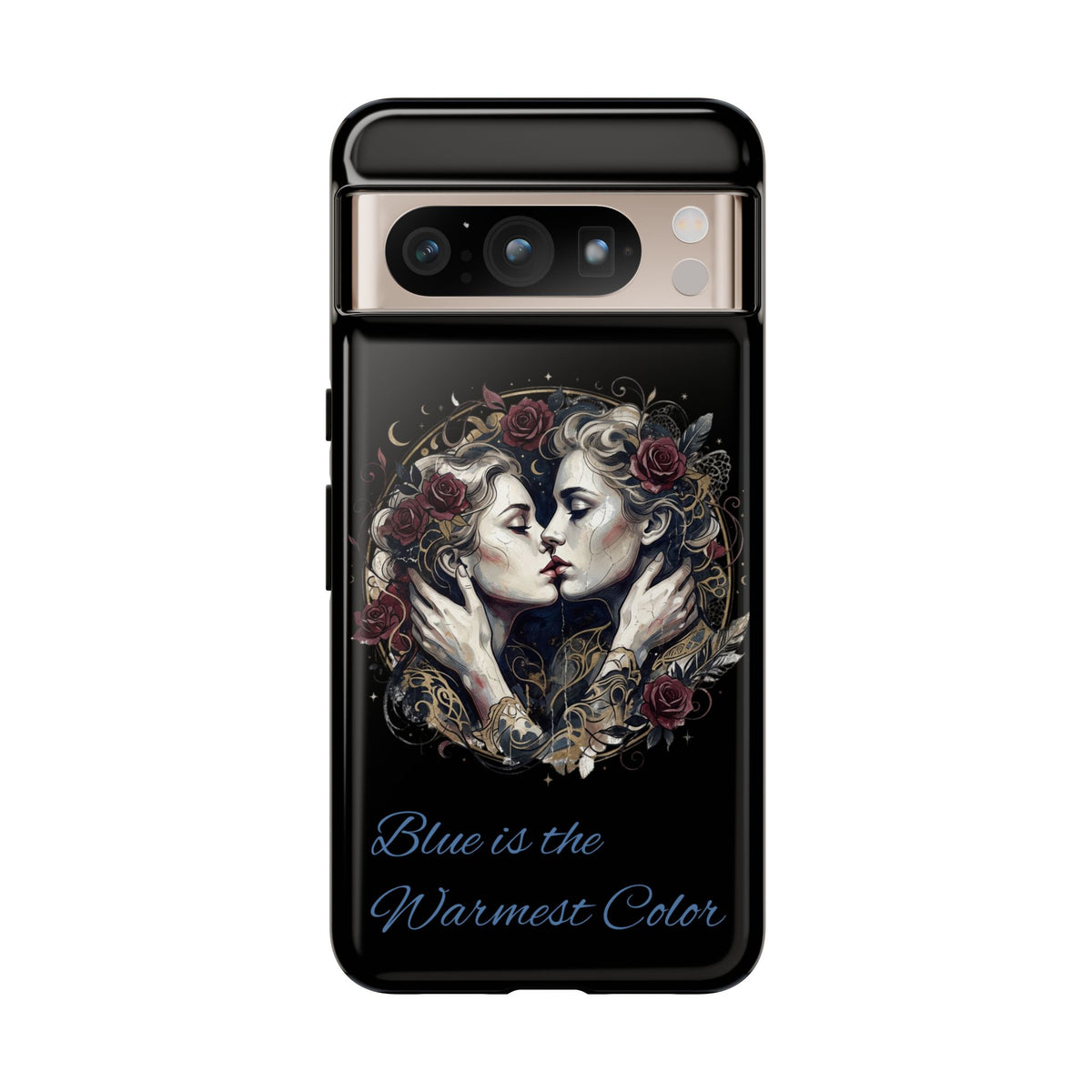 Blue is the Warmest Color Phone Case-Fine Art Romantik Kiss Aesthetic Cover