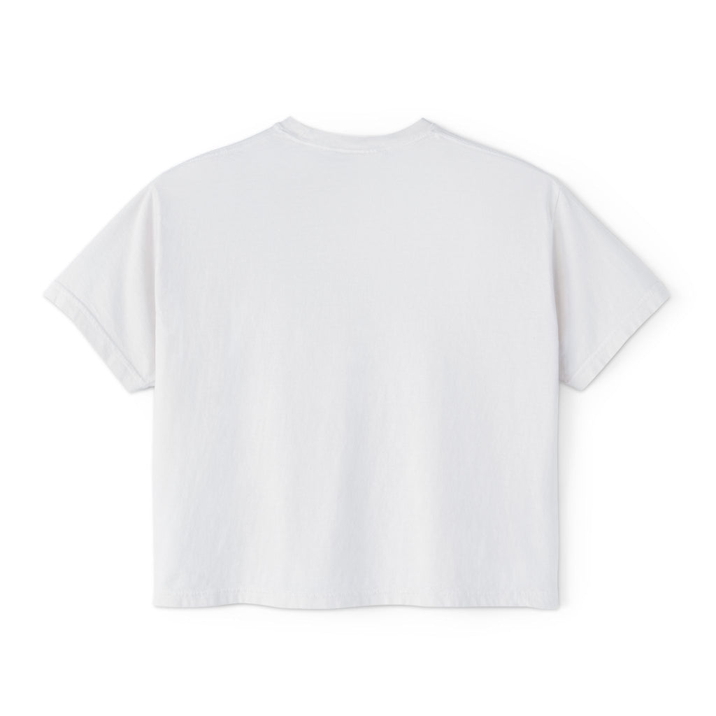 Crab Chest Graphic Tee — Women's Boxy Crop T‑Shirt