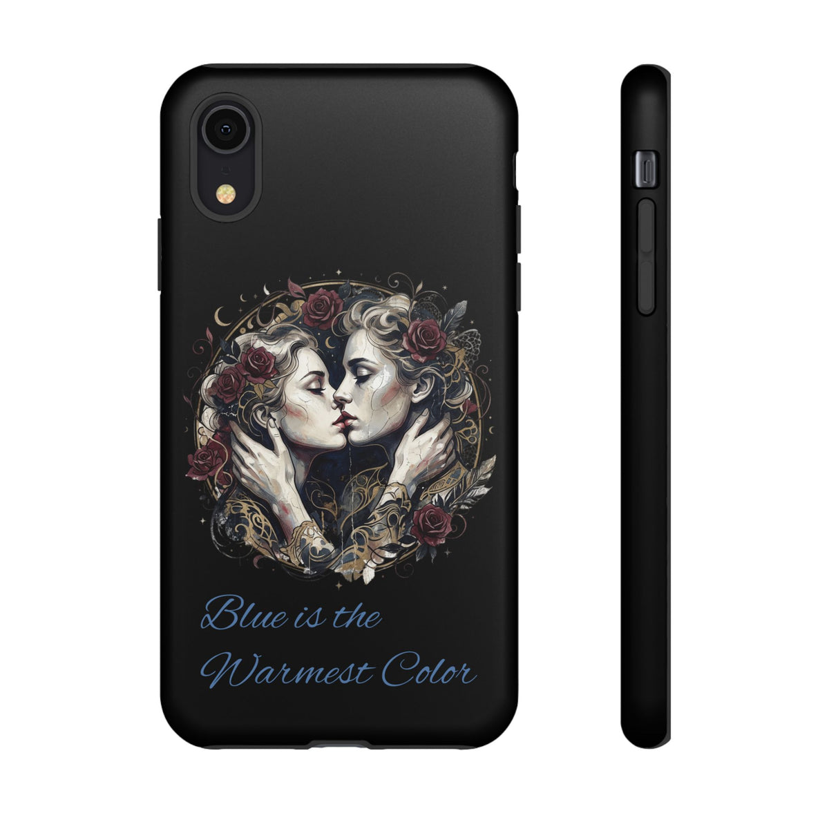 Blue is the Warmest Color Phone Case-Fine Art Romantik Kiss Aesthetic Cover