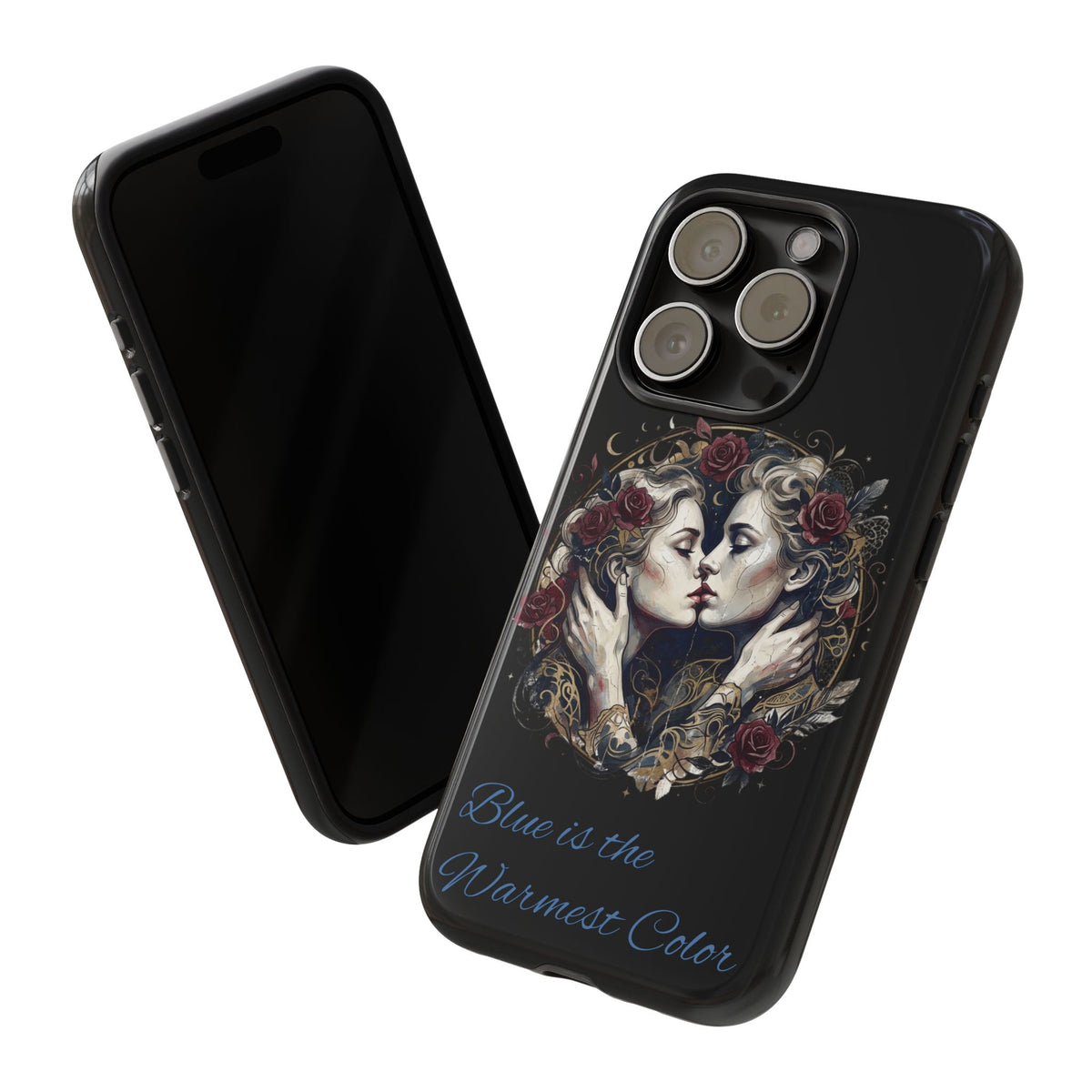 Blue is the Warmest Color Phone Case-Fine Art Romantik Kiss Aesthetic Cover