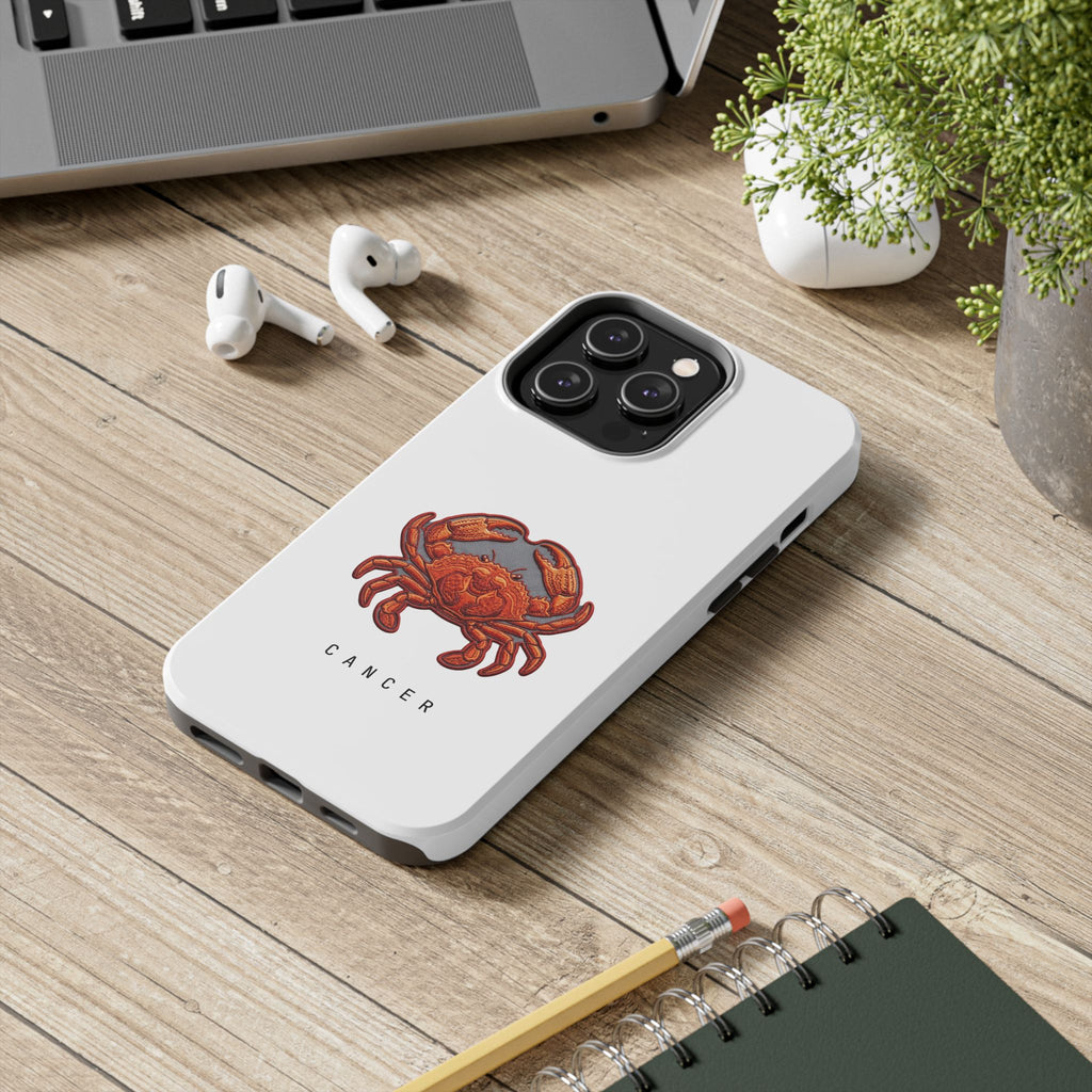 Cancer Zodiac Tough Phone Case — Red Crab Astrology Phone Cover