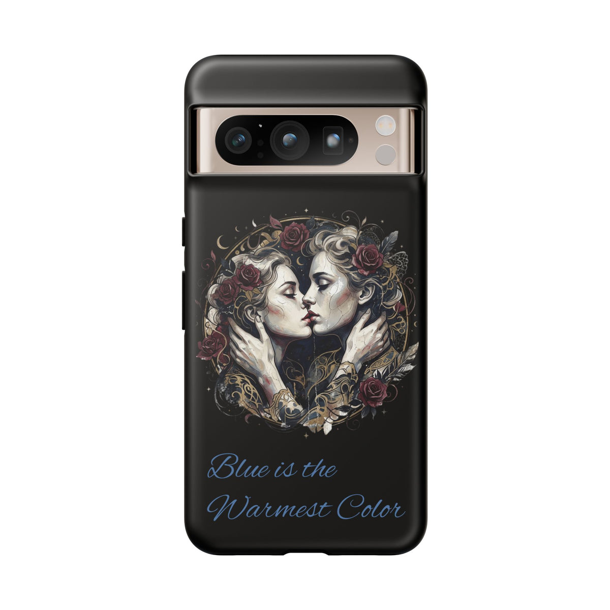Blue is the Warmest Color Phone Case-Fine Art Romantik Kiss Aesthetic Cover