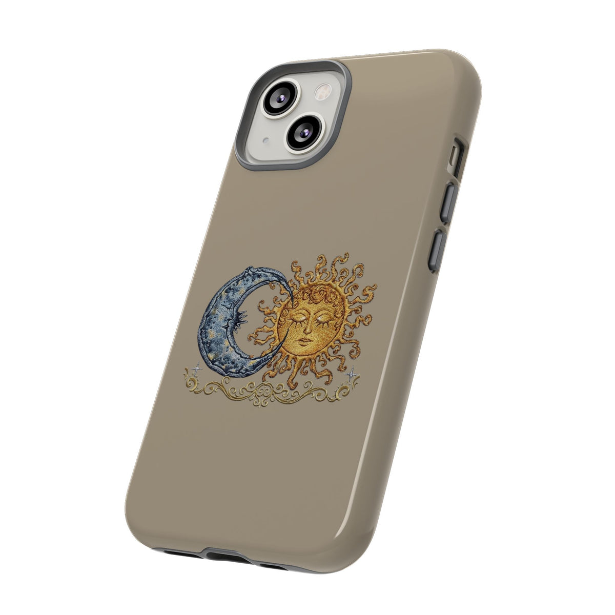 Sun and Moon Tough Phone Case — Vintage Celestial iPhone Cover