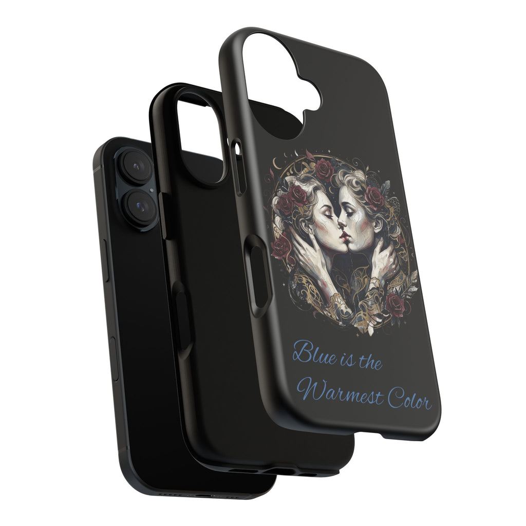 Blue is the Warmest Color Phone Case-Fine Art Romantik Kiss Aesthetic Cover