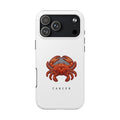 Cancer Zodiac Tough Phone Case — Red Crab Astrology Phone Cover