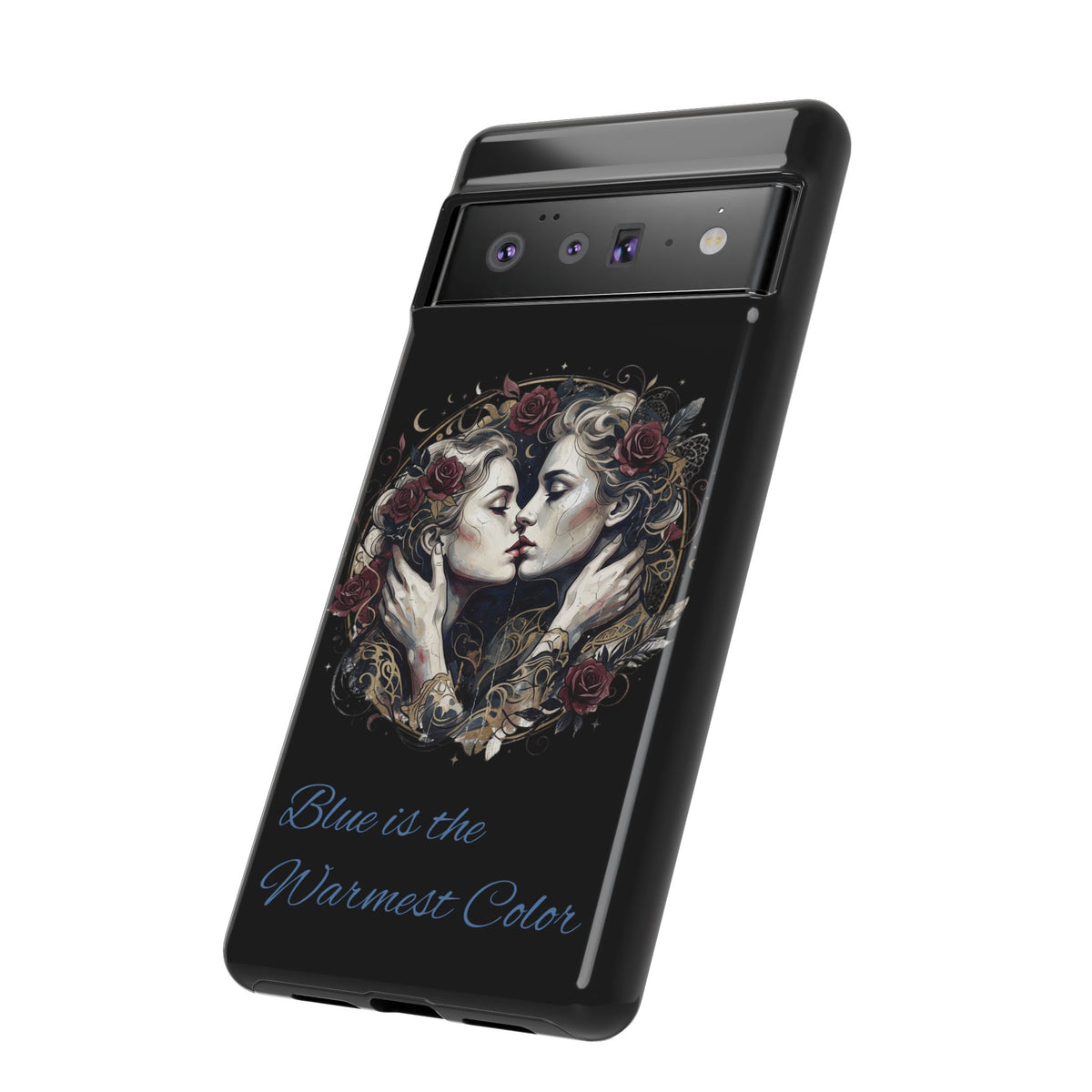 Blue is the Warmest Color Phone Case-Fine Art Romantik Kiss Aesthetic Cover