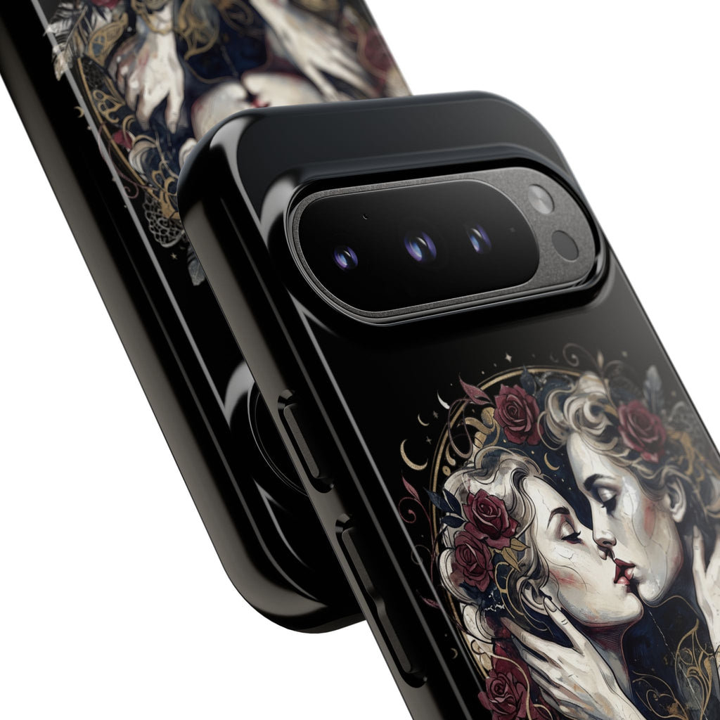 Blue is the Warmest Color Phone Case-Fine Art Romantik Kiss Aesthetic Cover