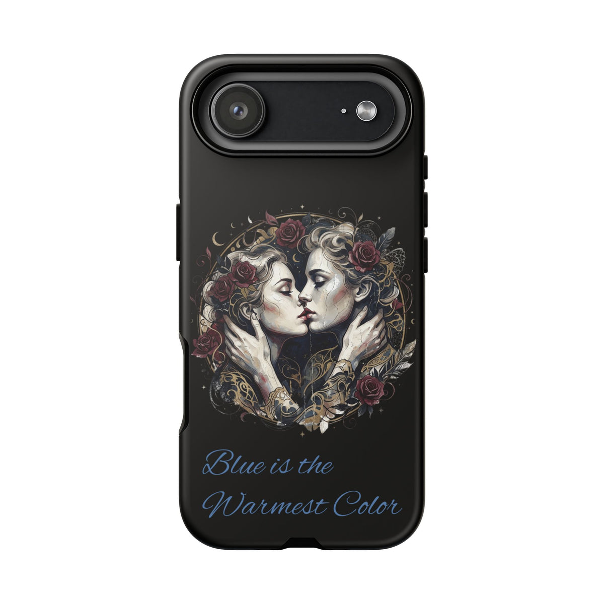 Blue is the Warmest Color Phone Case-Fine Art Romantik Kiss Aesthetic Cover