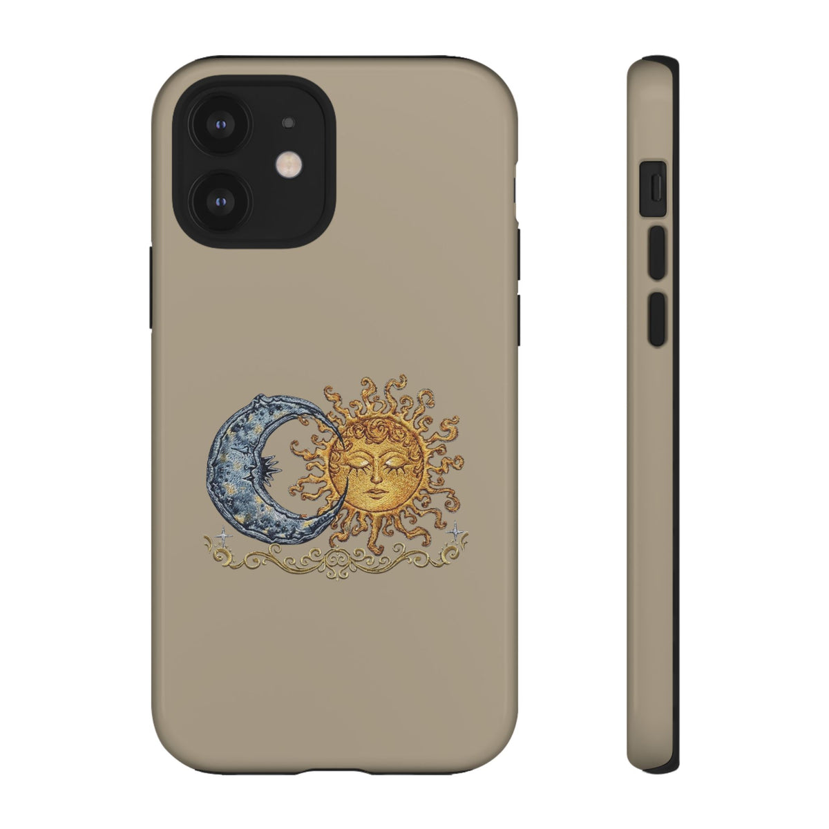 Sun and Moon Tough Phone Case — Vintage Celestial iPhone Cover