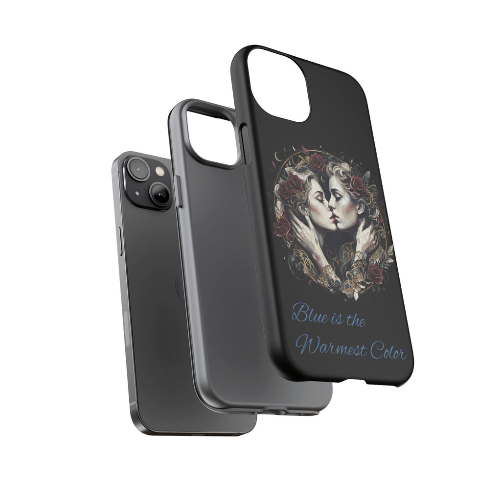 Blue is the Warmest Color Phone Case-Fine Art Romantik Kiss Aesthetic Cover