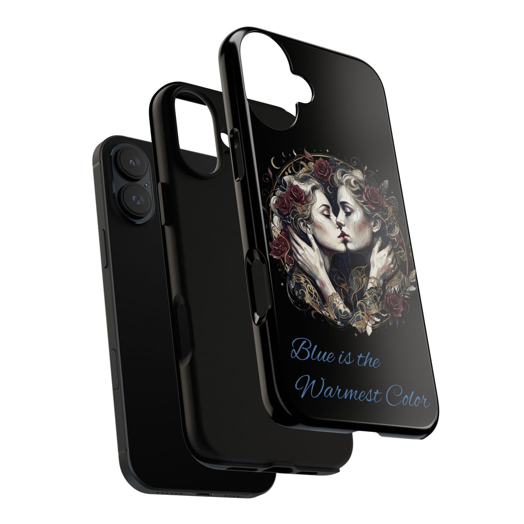 Blue is the Warmest Color Phone Case-Fine Art Romantik Kiss Aesthetic Cover