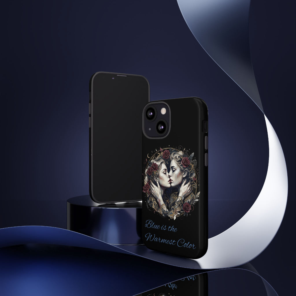 Blue is the Warmest Color Phone Case-Fine Art Romantik Kiss Aesthetic Cover