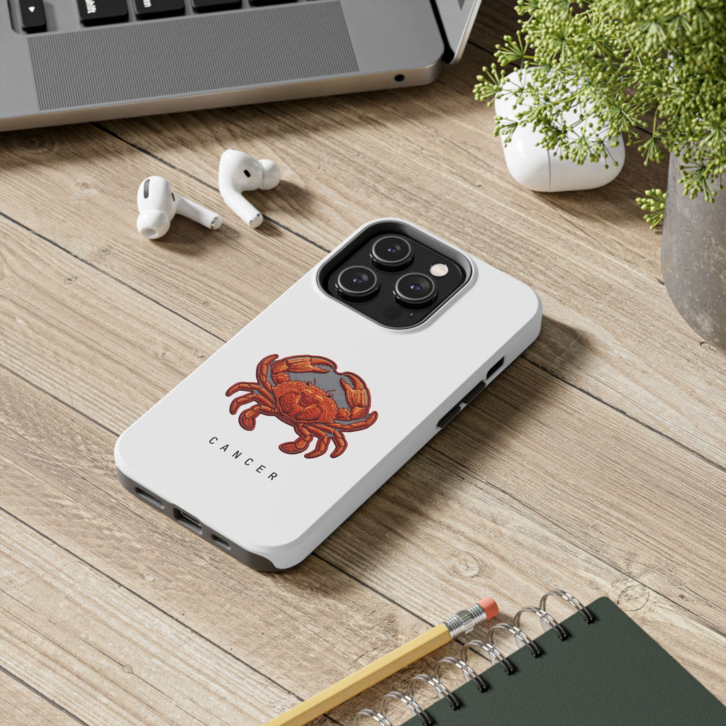 Cancer Zodiac Tough Phone Case — Red Crab Astrology Phone Cover