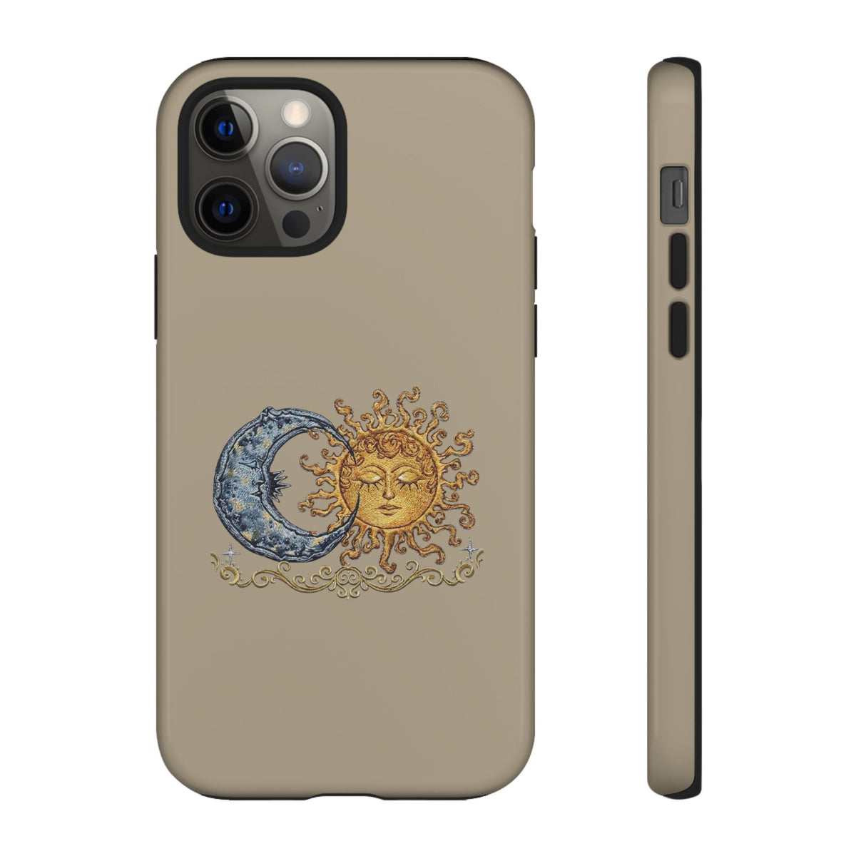 Sun and Moon Tough Phone Case — Vintage Celestial iPhone Cover