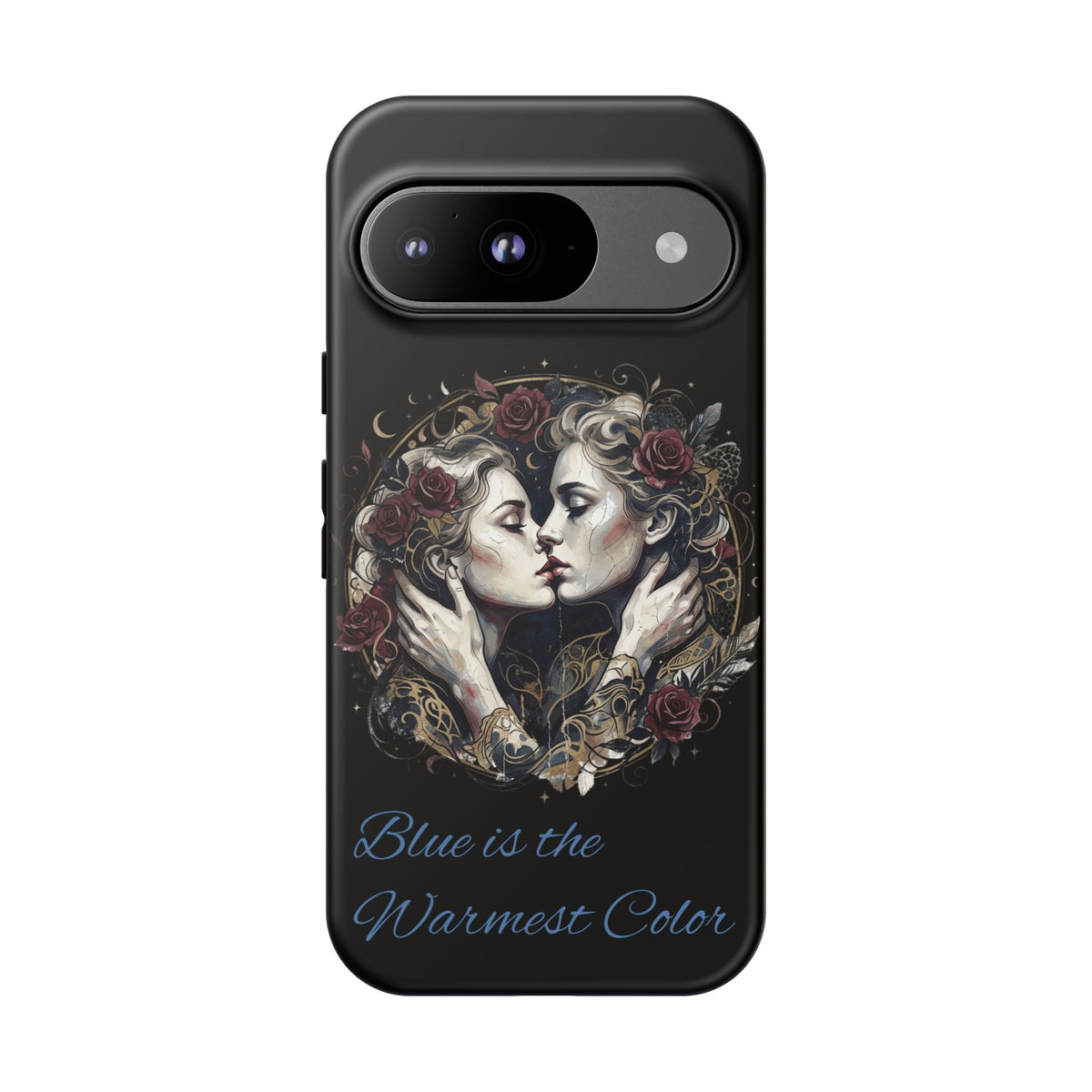 Blue is the Warmest Color Phone Case-Fine Art Romantik Kiss Aesthetic Cover