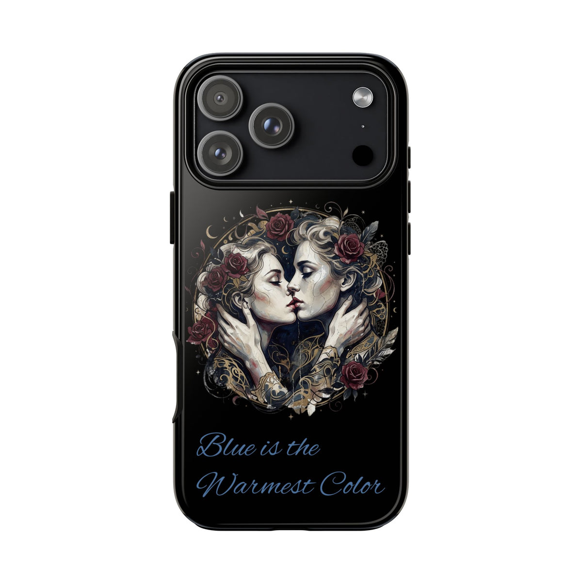 Blue is the Warmest Color Phone Case-Fine Art Romantik Kiss Aesthetic Cover